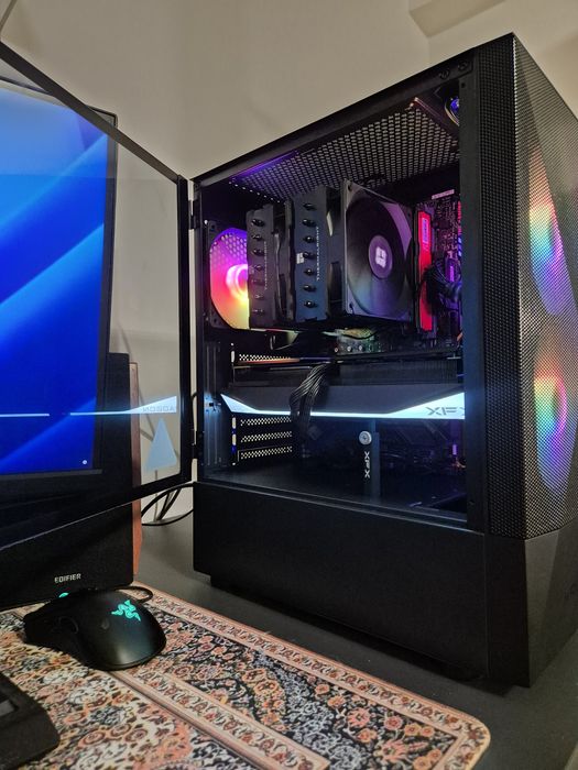 Komputer Gamingowy  RX 9060XT 16GB + i7-9700K + 16GB DDR4 3000MHz + SSD 1TB | GWARANCJA GPU