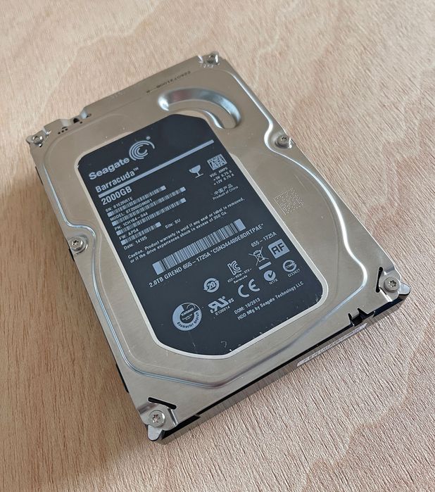 Disco rígido Seagate Barracuda de 2TB