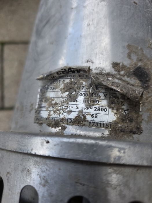 Pompa do wody 3 fazowa duza wydajnosc