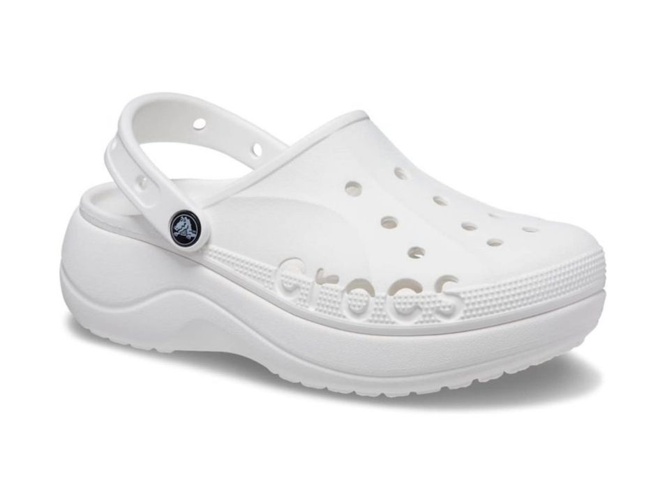 Crocs Baya Platform жіночі,білі,US 7 (37-38)