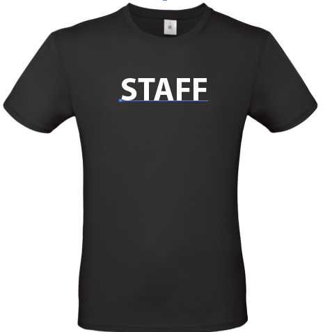 T-shirt STAFF Personalizada – Equipas, Eventos e Empresas