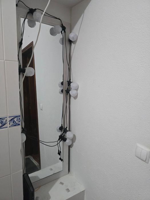 espelho sem lâmpadas