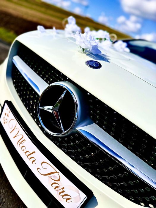 Samochód do slubu MERCEDES AMG (panorama) biały / NAJTANIEJ !