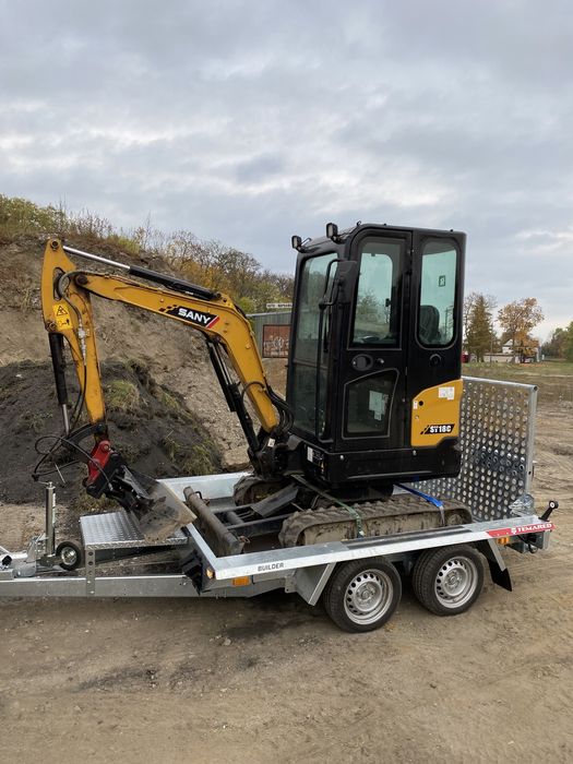 Wynajem minikoparki minikoparka