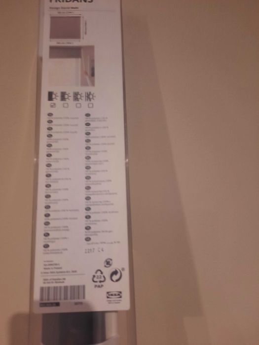 Cortinado Ikea Novo Fridans desiģn David Wahl de 1.85/ 1.90