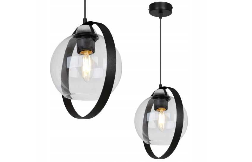 Lampy wiszące szklany klosz