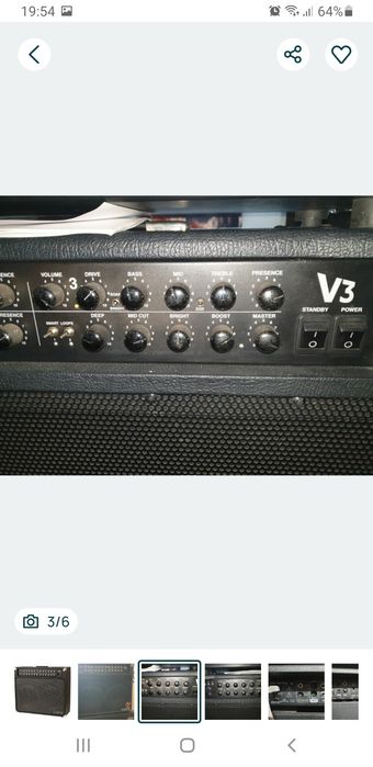 Carvin V3 100w vavulas el35