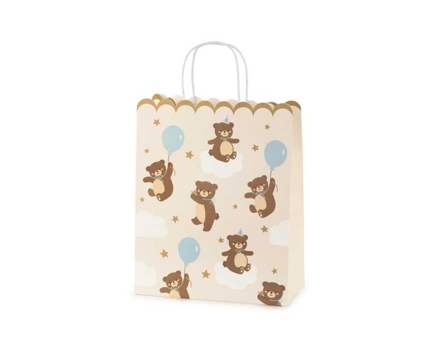 Torebka na prezenty "misie" 26cm/32.5cm/13cm