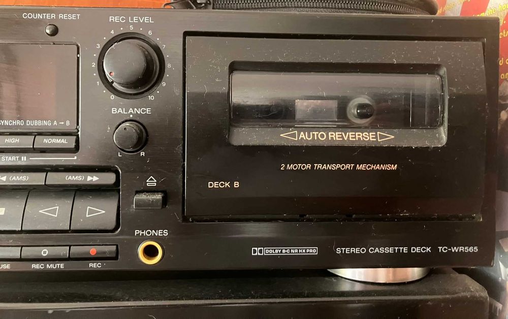 Sony TC-WR565 Leitor e gravador de K7s Duplo Deck