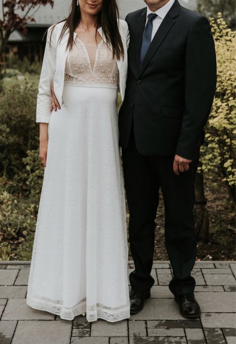 Wyjątkowa suknia wesele ślub cywilny