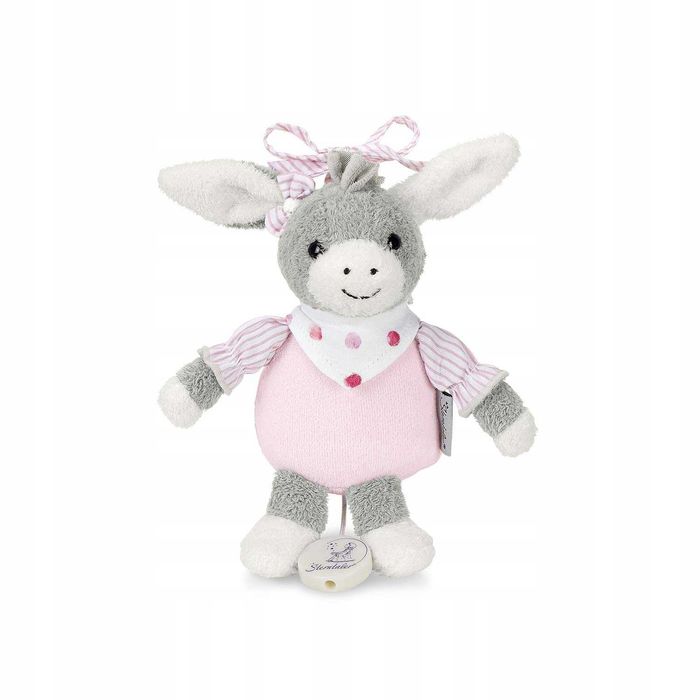 Sterntaler Różowy pluszowy osiołek Pozytywka