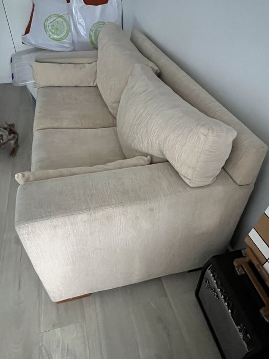 Sofa beije, 2 lugares