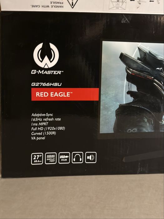 Monitor iiyama G-Master G2766HSU Red Eagle 27" Curved 165Hz 1ms VA