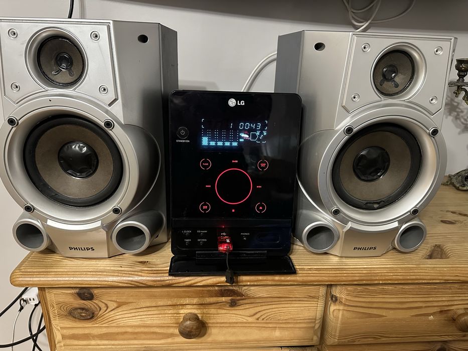 Mini wieża LG FA162 mp3 , USB,RDS bez glosnikow