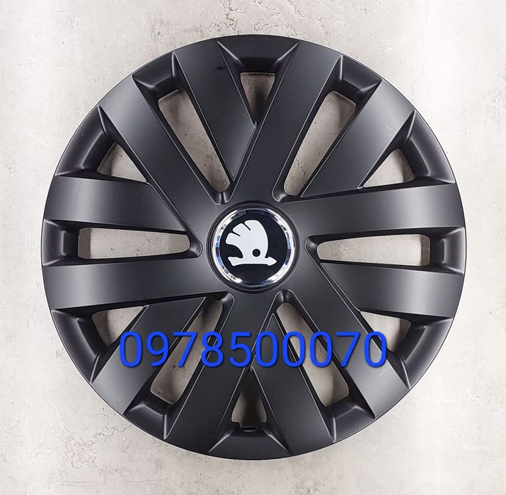 Ковпаки Шкода R15 Octavia Karoq Rapid Superb Fabia Yeti Колпаки Skoda