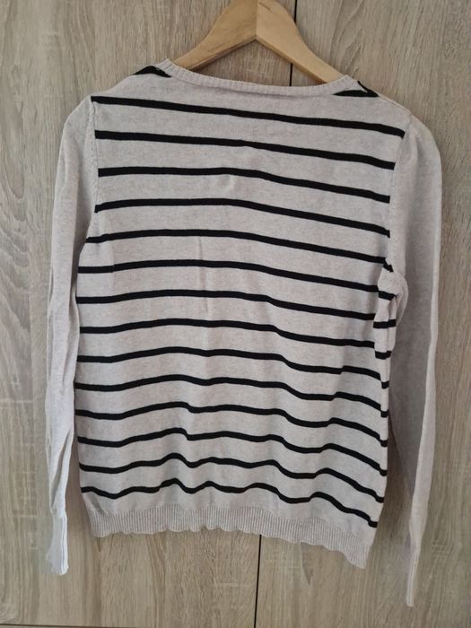 Sweter Redherring 42 z aplikacją cekinowych serc