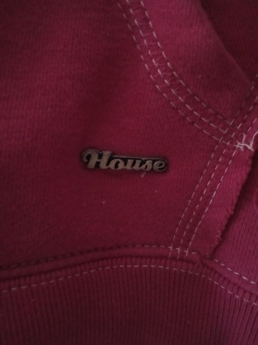 Bluza z kapturem House kangurek XS 158- 164 ocieplana