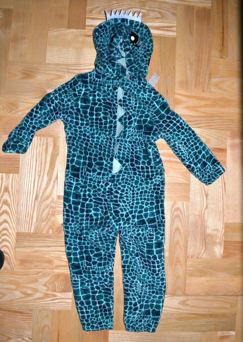 73^ Smok Dinozaur pluszowy strój piżama przebranie 3/4 Lat_98/104 cm