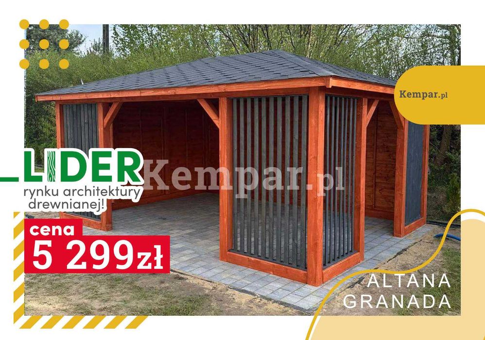 Altana Altanki Altanka ogrodowa drewniana GRANADA