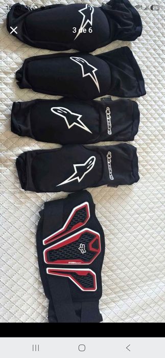 Equipamento/ proteções motocross/enduro. Como novo, nunca usado