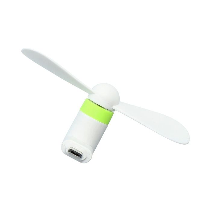 Mini Wiatrak / wentylator na Micro USB White