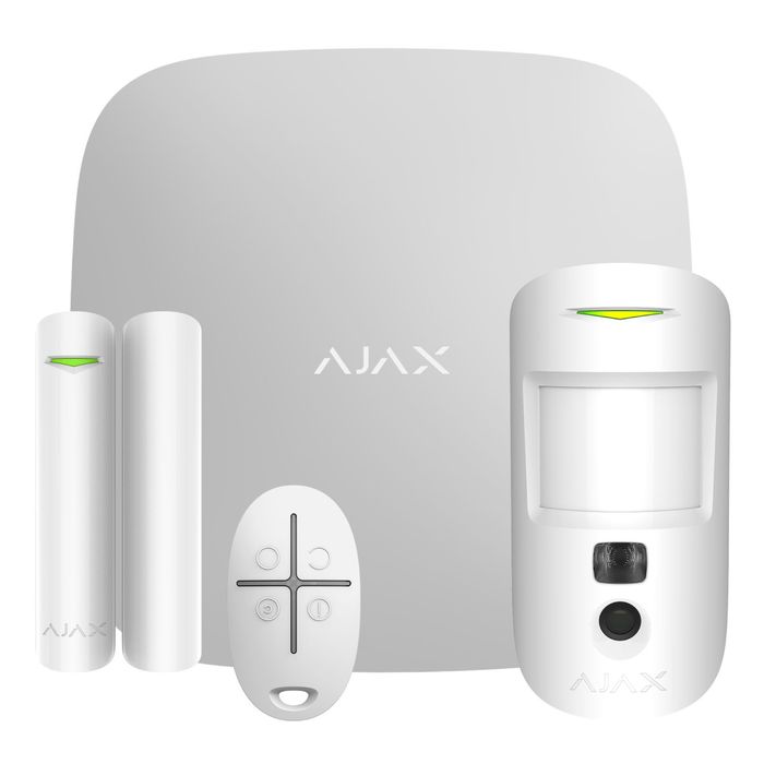 Беспроводная сигналзиация AJAX Starterkit cam black white белая черная