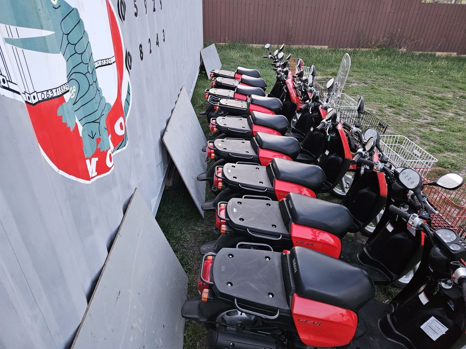 СтокМото:продажа опт./роздріб скутер ямаха гір gear ua06 ua07 ua08 Suzuki Lets 3 з контейнера без пробігу по Україні стокмото
