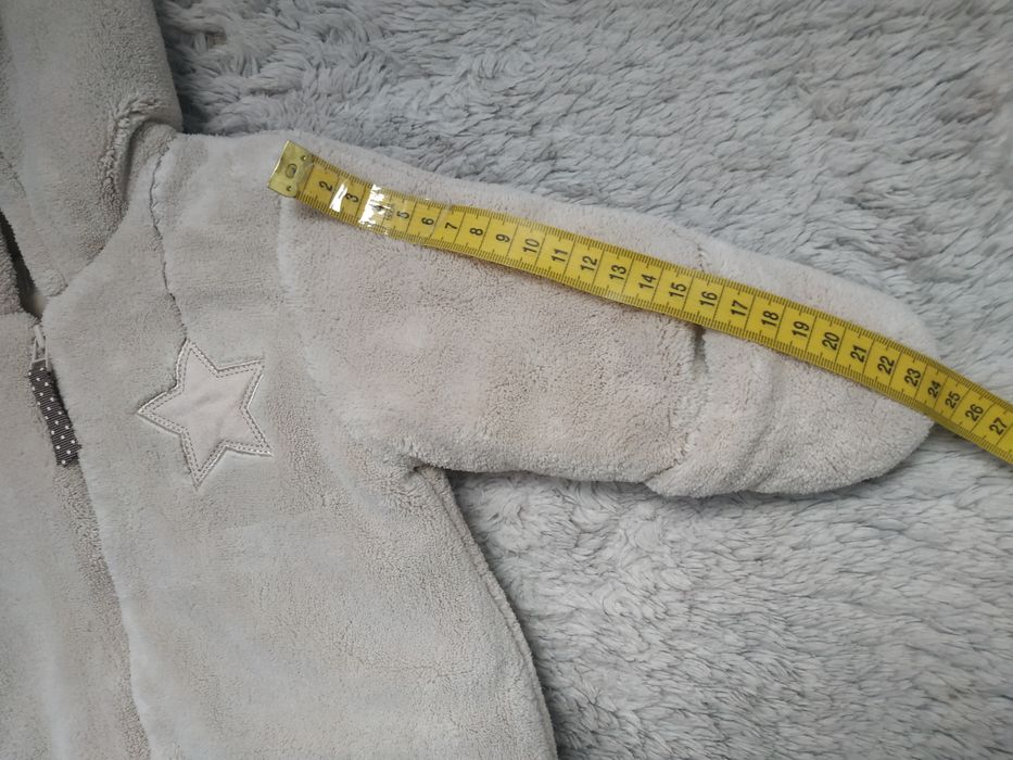 Kombinezon/jesień/zima/unisex/beżowy/miś/Mamas & Papas/r.56/62