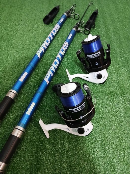 Cana pesca com carreto