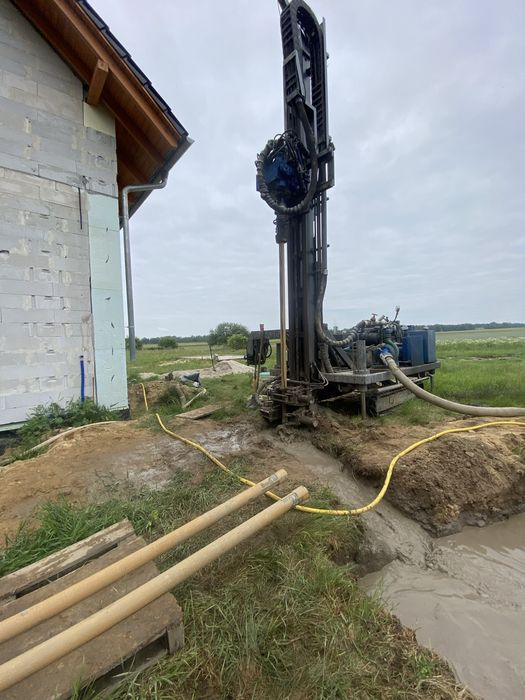 Wiercenie studni głębinowe Odwierty pod pompy ciepła