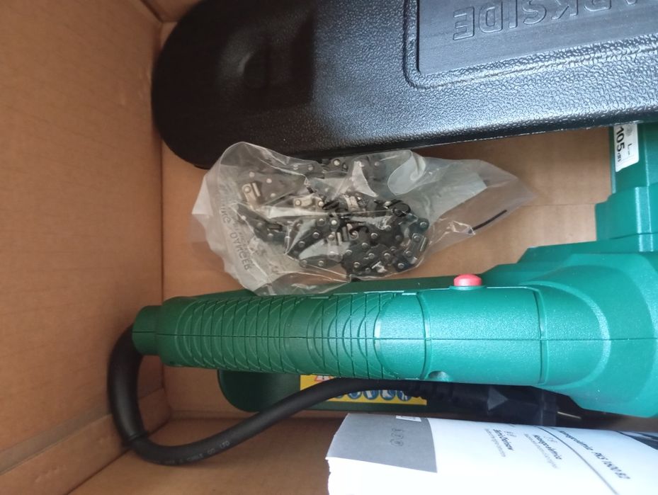 Motoserra elétrica Parkside nova