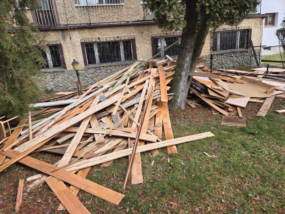 Drewno, płyty po boazerii