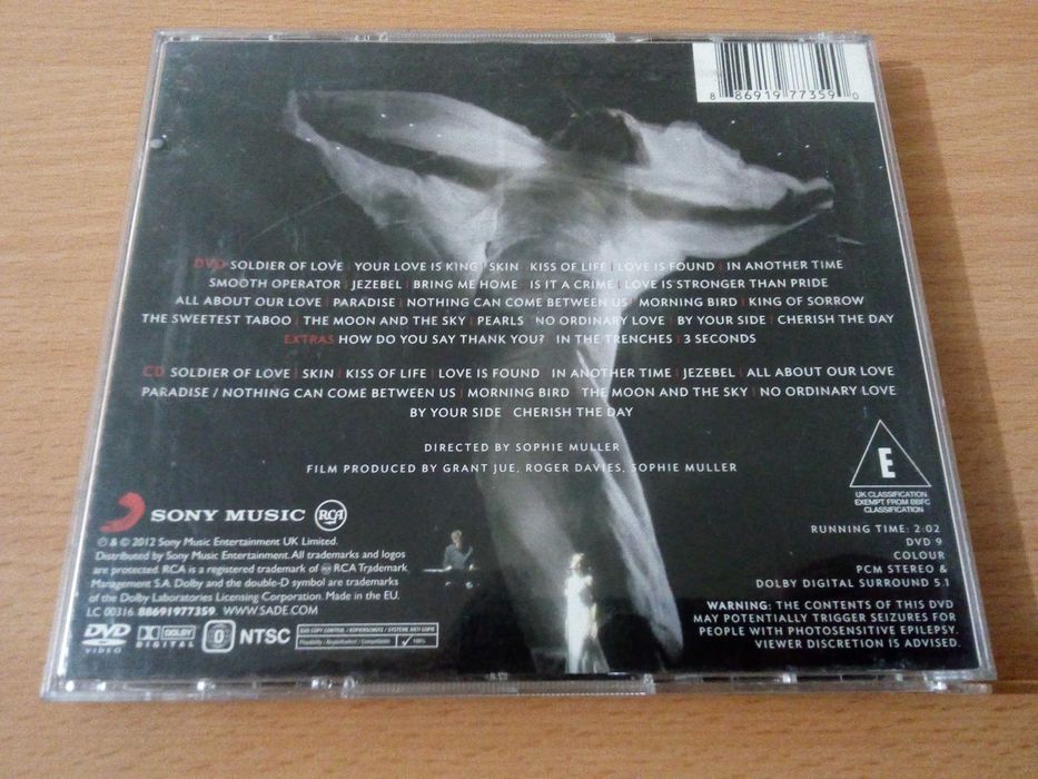 SADE - Bring Me Home | Live 2011 CD+DVD - Baixa De Preço