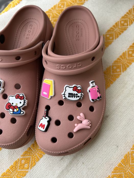 Crocs Classic Platform Clog Jibbitz Hello Kitty