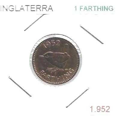 Inglaterra - - - “Libra Esterlina” - - - FARTHING - - - Moedas