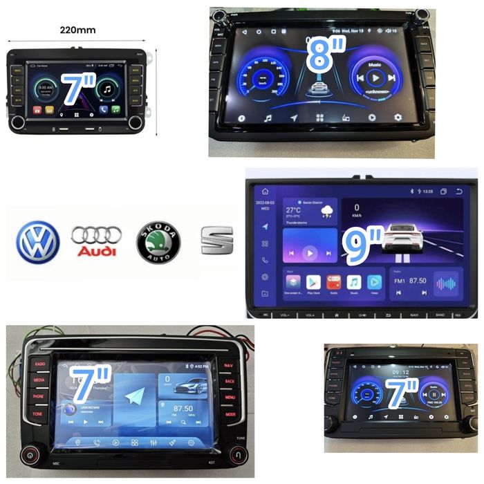 ‼️Магнітола Android ‼️ VW, Skoda, Seat, Carplay, Android Auto