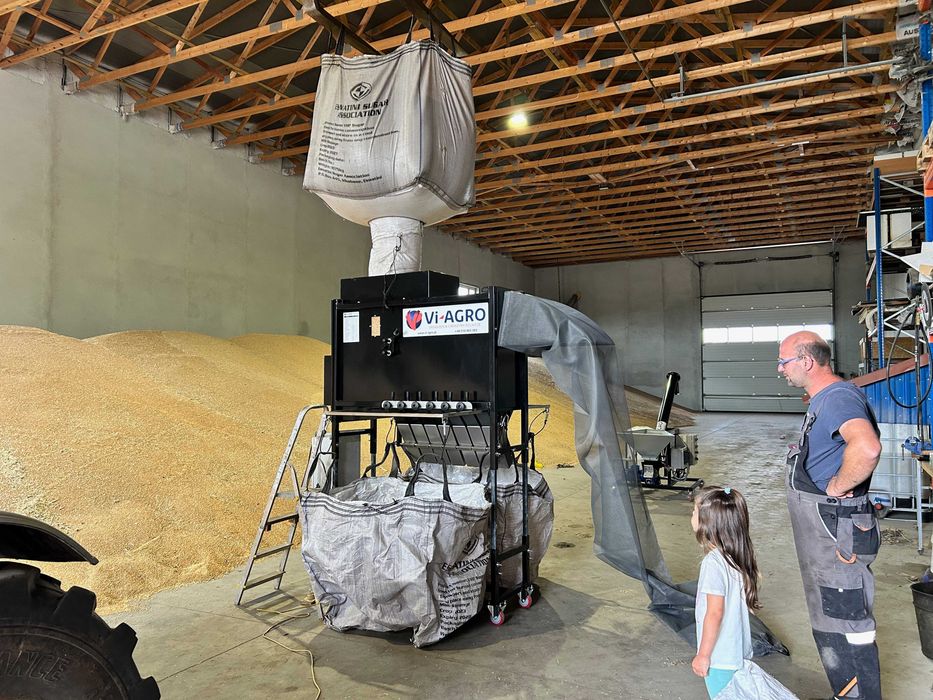 Maszyna do czyszczenia zboża Separator VI-AGRO Proszkowo Malowany 10 lat Gwarancji