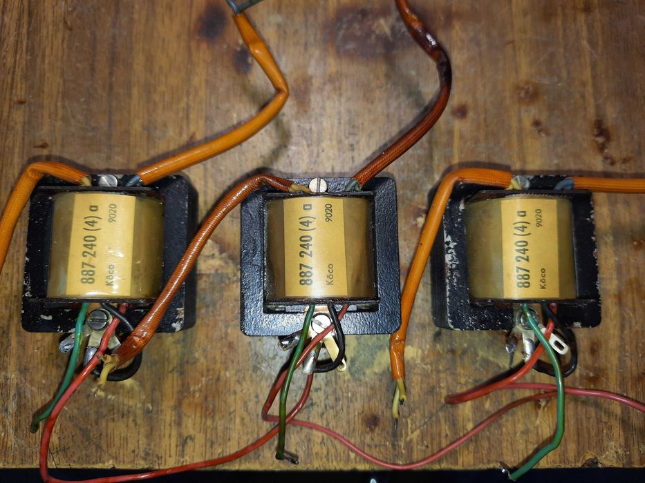 Вихідний трансформатор SANSUI (6BM8), дросель  ITT USA та ін.