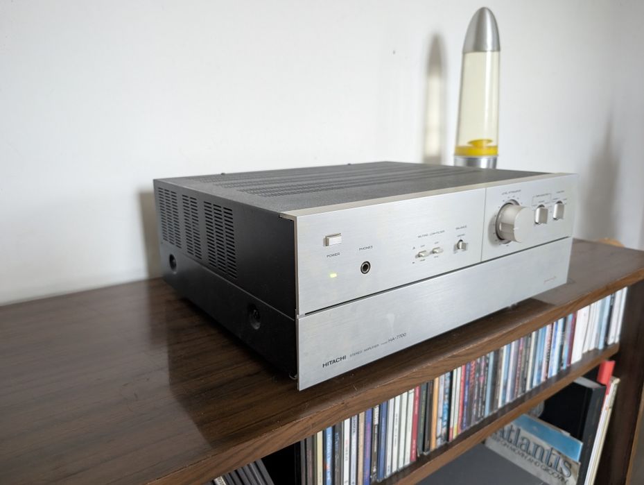 Hitachi HA7700 topowy wzmacniacz stereo, 16kg, dual mono, vintage 79r