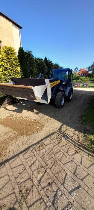 Prace ziemne usługi minikoparką koparka ładowarka kopanie wykopy