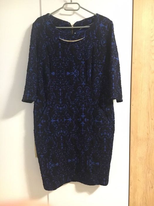 Sukienka czarno granatowa