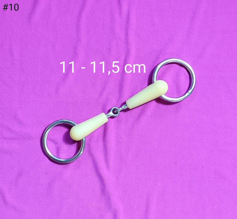 Wędzidło typu Happy Mouth, smakowe, pojedynczo łamane 11,5 cm