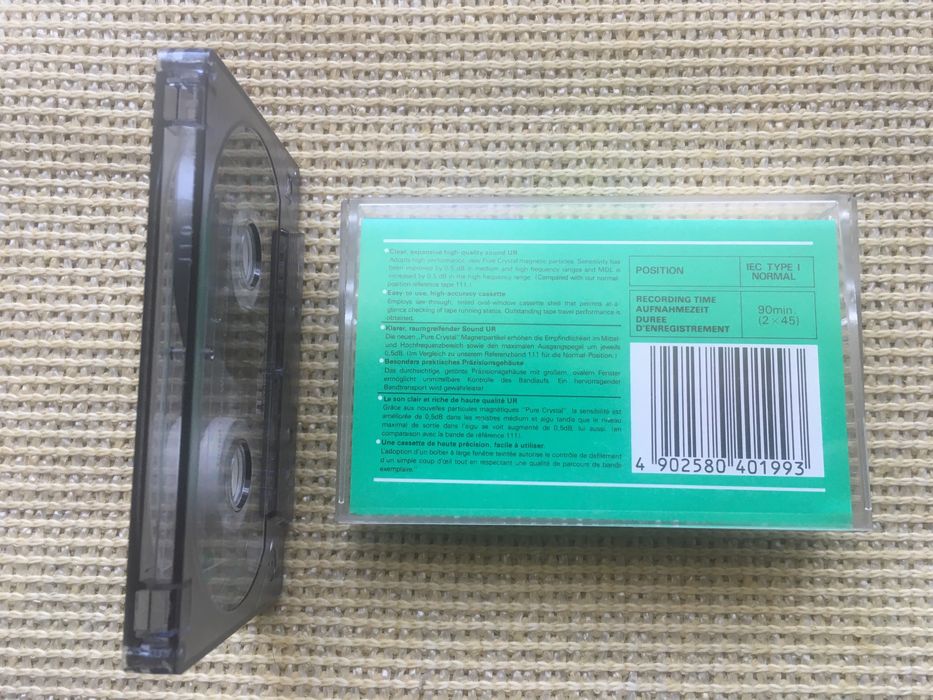 Аудіокасета maxell UR90 - 1988рік нова касета