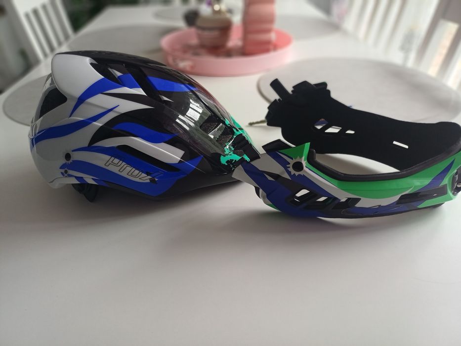 Kask rowerowy szczękowy prox S