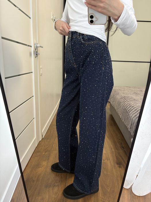 Джинси з блискітками, 34 розмір