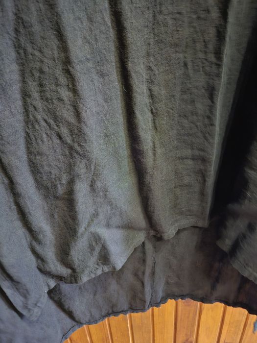 Sukienka lniana czarna