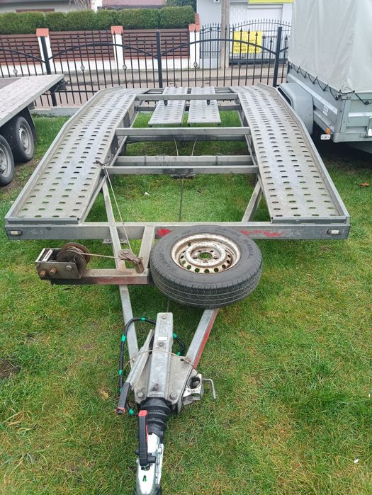 Przyczepa dwuosiowa lekka