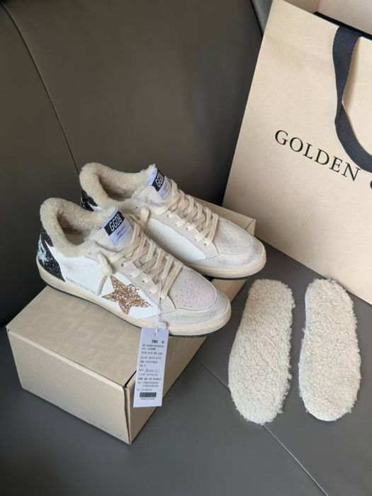 Кросівки теплі на овчині Golden Goose