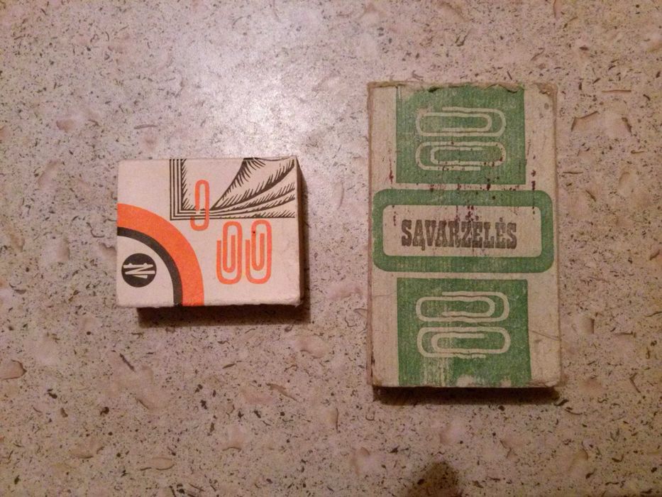 Скрепки гофрированные и не очень. Большое количество.