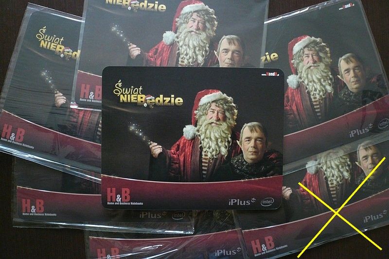 Świąt Nie Będzie - Podkładka pod mysz.